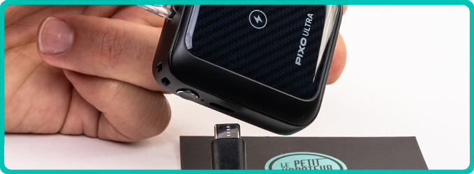 Charges du Pixo Ultra Aspire